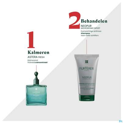 Sie sehen eine Packung Furterer Neopur Ausgleichendes Anti-schuppen Shampoo Für Fettige 150ml, Produktbild: 26 Furterer Neopur Ausgleichendes Anti-schuppen Shampoo Für Fettige 150ml, A-Nr.: 5595682 - 26