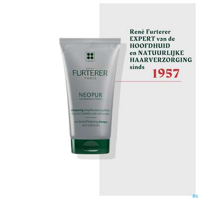 Sie sehen eine Packung Furterer Neopur Ausgleichendes Anti-schuppen Shampoo Für Fettige 150ml, Produktbild: 32 Furterer Neopur Ausgleichendes Anti-schuppen Shampoo Für Fettige 150ml, A-Nr.: 5595682 - 32