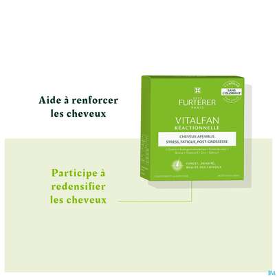Sie sehen eine Packung Furterer Vitalfan Réactionnelle 30 St, Produktbild: 05 Furterer Vitalfan Réactionnelle 30 St, A-Nr.: 5440005 - 05