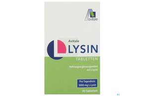 L-lysin Tabl 750mg -avitale 90st, A-Nr.: 5431207 - 01