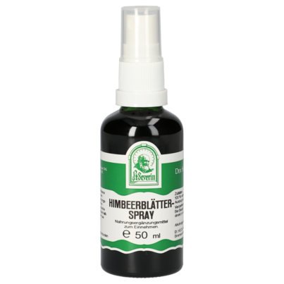 Sie sehen eine Packung HIMBEERBLAETTER SPRAY 50 ML, Produktbild: 01 HIMBEERBLAETTER SPRAY 50 ML, A-Nr.: 4444113 - 01