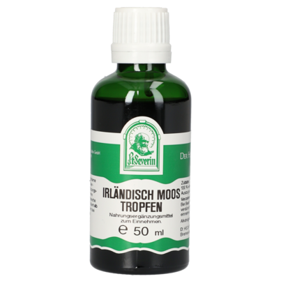 Sie sehen eine Packung IRLAENDISCH MOOS TROPFEN 50 ML, Produktbild: 01 IRLAENDISCH MOOS TROPFEN 50 ML, A-Nr.: 4377807 - 01