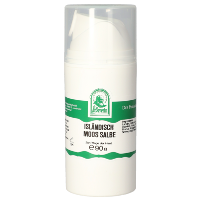Sie sehen eine Packung ISLAENDISCH MOOS SALBE 90 G, Produktbild: 01 ISLAENDISCH MOOS SALBE 90 G, A-Nr.: 5659318 - 01