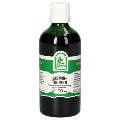 Sie sehen eine Packung JASMIN TROPFEN 100 ML, Produktbild: 01 JASMIN TROPFEN 100 ML, A-Nr.: 4485678 - 01