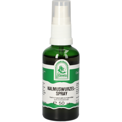 Sie sehen eine Packung KALMUSWURZEL SPRAY 50 ML, Produktbild: 01 KALMUSWURZEL SPRAY 50 ML, A-Nr.: 4444219 - 01