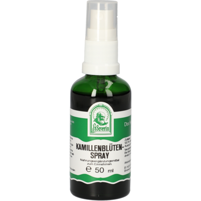 Sie sehen eine Packung KAMILLENBLUETEN SPRAY 50 ML, Produktbild: 01 KAMILLENBLUETEN SPRAY 50 ML, A-Nr.: 4444225 - 01