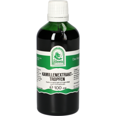 Sie sehen eine Packung KAMILLENEXTRAKT TROPFEN 100 ML, Produktbild: 01 KAMILLENEXTRAKT TROPFEN 100 ML, A-Nr.: 4789214 - 01