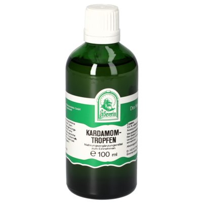 Sie sehen eine Packung KARDAMOM TROPFEN 100 ML, Produktbild: 01 KARDAMOM TROPFEN 100 ML, A-Nr.: 4402729 - 01