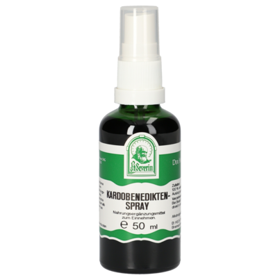 Sie sehen eine Packung KARDOBENEDIKTEN SPRAY 50 ML, Produktbild: 01 KARDOBENEDIKTEN SPRAY 50 ML, A-Nr.: 4444254 - 01