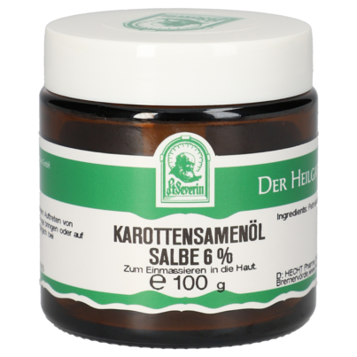Sie sehen eine Packung KAROTTENSAMENOEL 6% SALBE 100 G, Produktbild: 01 KAROTTENSAMENOEL 6% SALBE 100 G, A-Nr.: 5676713 - 01