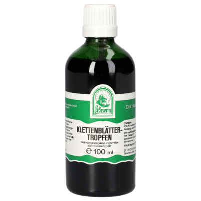 Sie sehen eine Packung KLETTENBLAETTER TROPFEN 100 ML, Produktbild: 01 KLETTENBLAETTER TROPFEN 100 ML, A-Nr.: 5471098 - 01