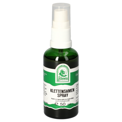 Sie sehen eine Packung KLETTENSAMEN SPRAY 50 ML, Produktbild: 01 KLETTENSAMEN SPRAY 50 ML, A-Nr.: 4932858 - 01
