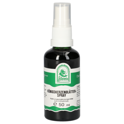Sie sehen eine Packung KOENIGSKERZENBLAETTER SPRAY 50ML, Produktbild: 01 KOENIGSKERZENBLAETTER SPRAY 50ML, A-Nr.: 5444523 - 01