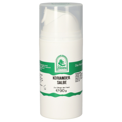 Sie sehen eine Packung KORIANDER SALBE 90G, Produktbild: 01 KORIANDER SALBE 90G, A-Nr.: 5637417 - 01