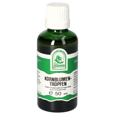 Sie sehen eine Packung KORNBLUMEN TROPFEN 50ML, Produktbild: 01 KORNBLUMEN TROPFEN 50ML, A-Nr.: 4376736 - 01