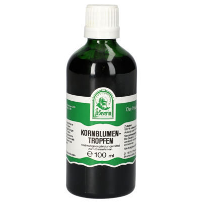 Sie sehen eine Packung KORNBLUMEN TROPFEN 100ML, Produktbild: 01 KORNBLUMEN TROPFEN 100ML, A-Nr.: 4376742 - 01
