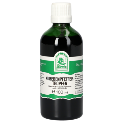 Sie sehen eine Packung KUBEBENPFEFFER TROPFEN 100 ML, Produktbild: 01 KUBEBENPFEFFER TROPFEN 100 ML, A-Nr.: 5471170 - 01