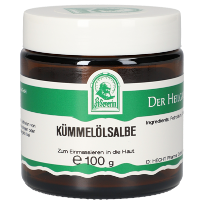 Sie sehen eine Packung KUEMMELOEL SALBE 100 G, Produktbild: 01 KUEMMELOEL SALBE 100 G, A-Nr.: 4946470 - 01