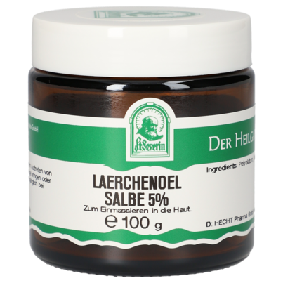 Sie sehen eine Packung LAERCHENOEL SALBE 5% 100 G, Produktbild: 01 LAERCHENOEL SALBE 5% 100 G, A-Nr.: 5357913 - 01
