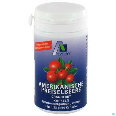 Preiselbeer Kapseln Amer Avi 60st, A-Nr.: 3831144 - 01