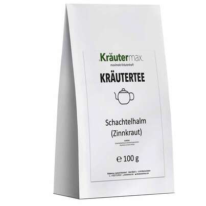 Sie sehen eine Packung Schachtelhalm Zinnkraut Tee 100 g, Produktbild: 01 Schachtelhalm Zinnkraut Tee 100 g, A-Nr.: 4608750 - 01