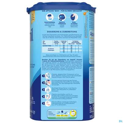 Sie sehen eine Packung Aptamil Milch-fertignahrung Profutura 2 800g, Produktbild: 07 Aptamil Milch-fertignahrung Profutura 2 800g, A-Nr.: 4351446 - 07