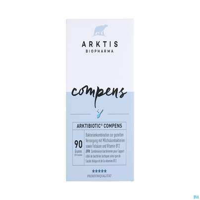 Sie sehen eine Packung Arktis Arktibiotic Pulver Compens 90g, Produktbild: 02 Arktis Arktibiotic Pulver Compens 90g, A-Nr.: 4750347 - 02