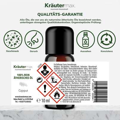 Cajeput Öl 10 ml, A-Nr.: 4732065 - 06