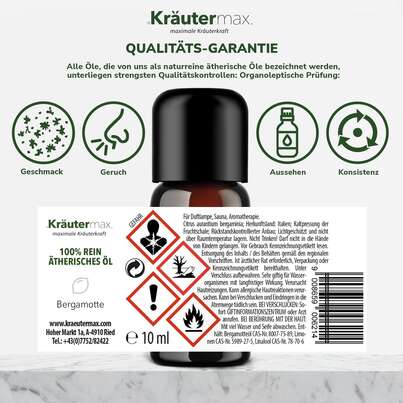 Bergamotte Öl 10 ml, A-Nr.: 4318673 - 06