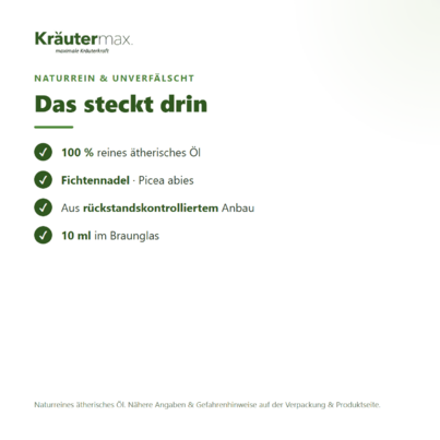 Fichtennadel Öl 10 ml, A-Nr.: 4515540 - 03
