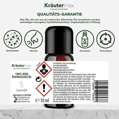 Sie sehen eine Packung Lavendel Öl 10 ml, Produktbild: 06 Lavendel Öl 10 ml, A-Nr.: 4347634 - 06