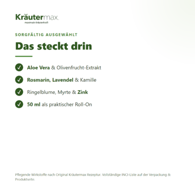 Sie sehen eine Packung Aloe Vera Deo Roll-On 50 ml, Produktbild: 03 Aloe Vera Deo Roll-On 50 ml, A-Nr.: 5721141 - 03