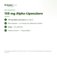 Alpha Liponsaeure Kapseln 60 Stueck, A-Nr.: 4887709 - 02