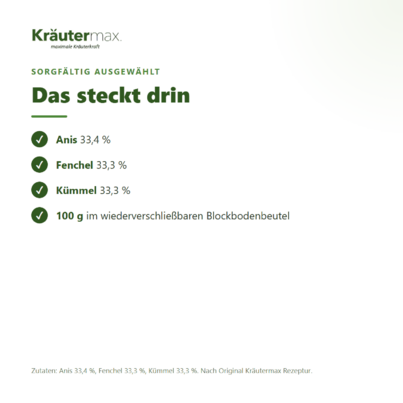 Anis-Fenchel-Kuemmel Tee 100 g, A-Nr.: 6017148 - 03