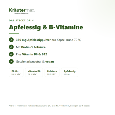 Apfelessig Kapseln vegan 60 Stueck, A-Nr.: 5746253 - 03