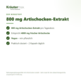 Artischockenextrakt Kapseln 60 Stück, A-Nr.: 5678936 - 02