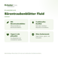 Sie sehen eine Packung Bärentraubenblätter Tropfen 50 ml, Produktbild: 03 Bärentraubenblätter Tropfen 50 ml, A-Nr.: 4317610 - 03