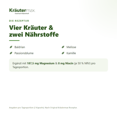 Sie sehen eine Packung Baldrian plus Kapseln 60 Stück, Produktbild: 03 Baldrian plus Kapseln 60 Stück, A-Nr.: 4318420 - 03