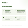 Sie sehen eine Packung Damiana Tee 100 g, Produktbild: 02 Damiana Tee 100 g, A-Nr.: 6017214 - 02