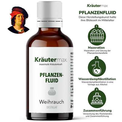 Sie sehen eine Packung Weihrauch Tropfen 50 ml, Produktbild: 02 Weihrauch Tropfen 50 ml, A-Nr.: 5372002 - 02