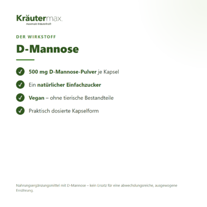 Sie sehen eine Packung D Mannose Kapseln 90 Stück, Produktbild: 02 D Mannose Kapseln 90 Stück, A-Nr.: 5804246 - 02