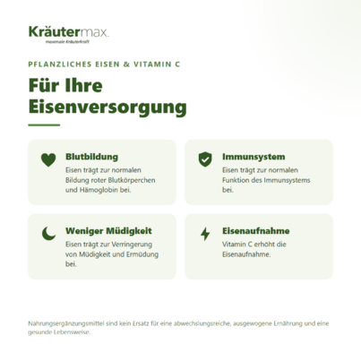 Eisen 14 mg vegan Kapseln 60 Stück, A-Nr.: 6129901 - 02