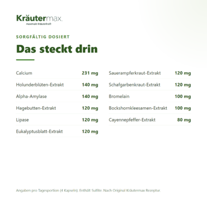 Enzym Kapseln 60 Stück, A-Nr.: 4434014 - 03