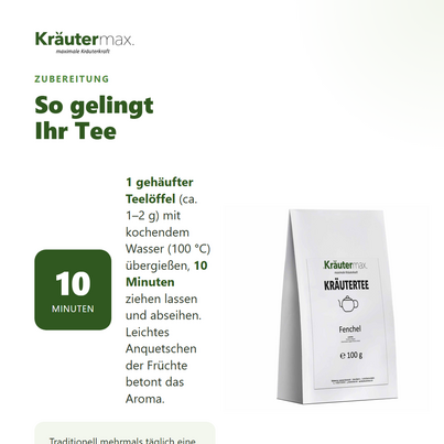 Fenchel Tee 100 g, A-Nr.: 6017289 - 04