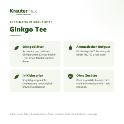 Ginkgo Tee 100 g, A-Nr.: 6017384 - 02