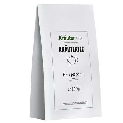 Sie sehen eine Packung Herzgespann Tee 100 g, Produktbild: 01 Herzgespann Tee 100 g, A-Nr.: 6031898 - 01