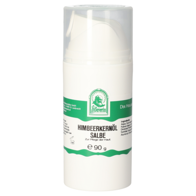 Sie sehen eine Packung HIMBEERKERNOEL SALBE 90 G, Produktbild: 01 HIMBEERKERNOEL SALBE 90 G, A-Nr.: 5881784 - 01