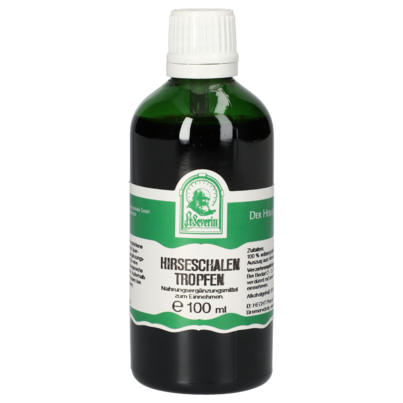 Sie sehen eine Packung HIRSESCHALEN TROPFEN 100 ML, Produktbild: 01 HIRSESCHALEN TROPFEN 100 ML, A-Nr.: 5773451 - 01