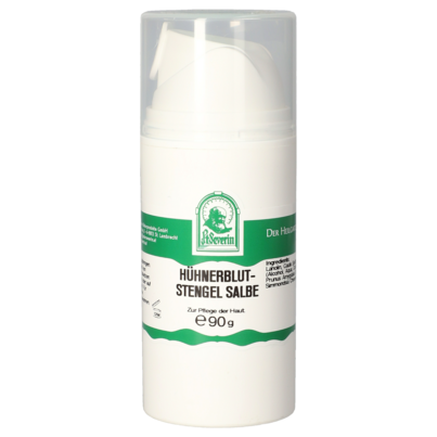 Sie sehen eine Packung HUEHNERBLUTSTENGEL SALBE 90 G, Produktbild: 01 HUEHNERBLUTSTENGEL SALBE 90 G, A-Nr.: 5773511 - 01