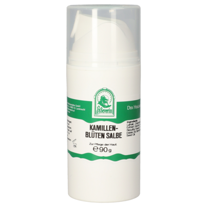 Sie sehen eine Packung KAMILLENBLUETEN SALBE 90 G, Produktbild: 01 KAMILLENBLUETEN SALBE 90 G, A-Nr.: 5718535 - 01